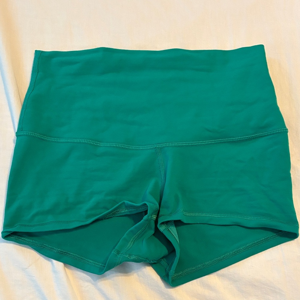 Lululemon size 4 high waisted/fold over shorts